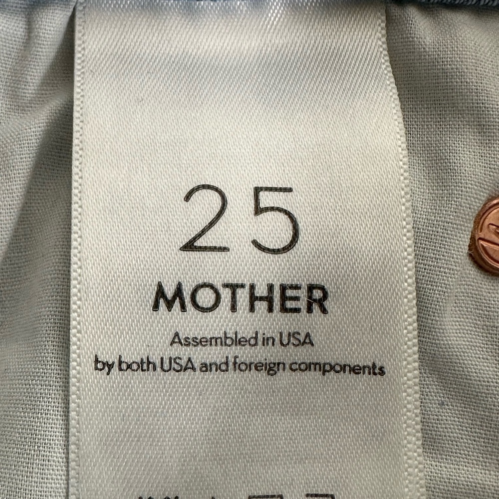 MOTHER The Stunner Ankle Fray in Crafty Side sz 25 - Picture 14 of 14